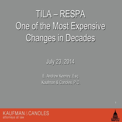 TRID Comparison Chart | PDF