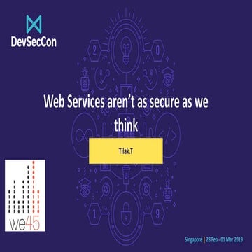 DevSecCon Singapore 2019: Web Services aren’t as secure as we think