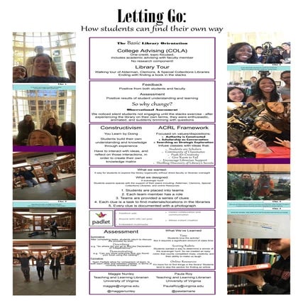 Letting Go: How Students Can Find Their Own Way