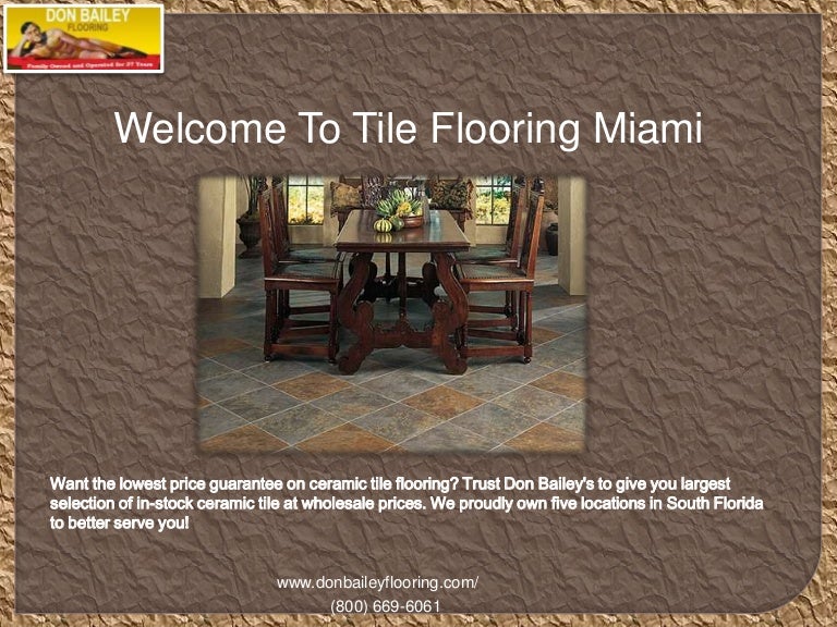 Tile Flooring Miami