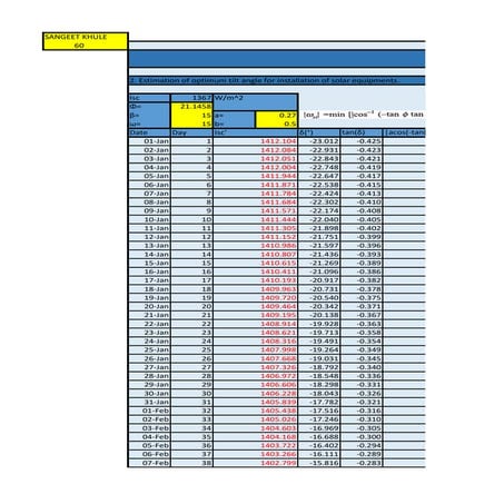 OPTIMUM TILT ANGLE FOR SOLAR COLLECTOR.pdf