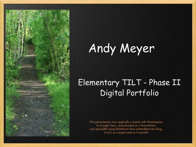 Tilt digital portfolio