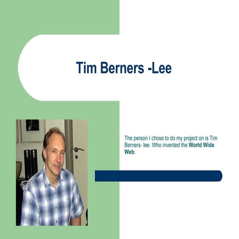 Tim Berners Lee | PPT
