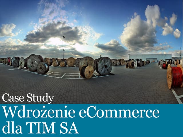 Case study - Wdrożenie eCommerce w TIM SA
