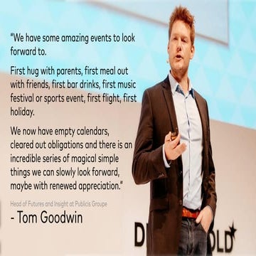 Post Covid Optimism - Tom Goodwin | PDF