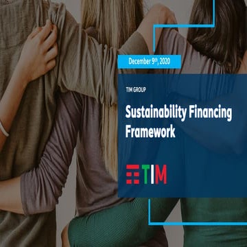 TIM Group - Sustainability Financing Framework