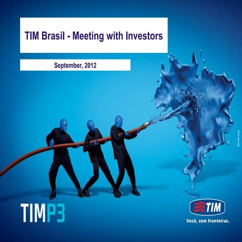 Tim   meeting with investors - sep 2012