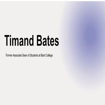 Timand Bates - A Strategic Thinker From Kingston, NY.pdf