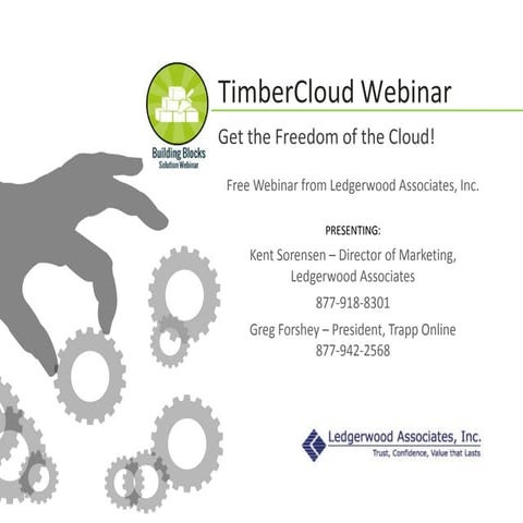 TimberCloud Webinar 02-19-13