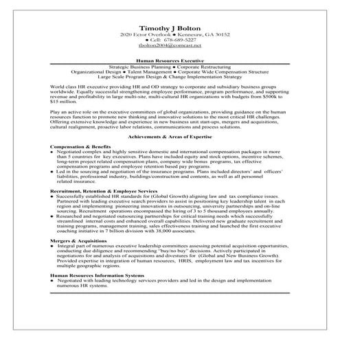 Tim Bolton Resume