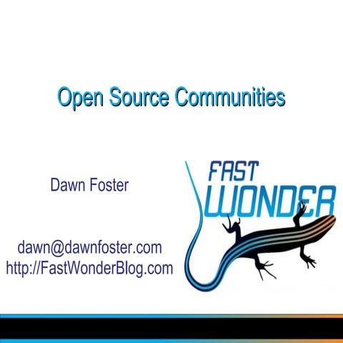 Open Source Communities