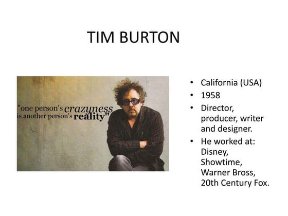 TIM BURTON | PPT