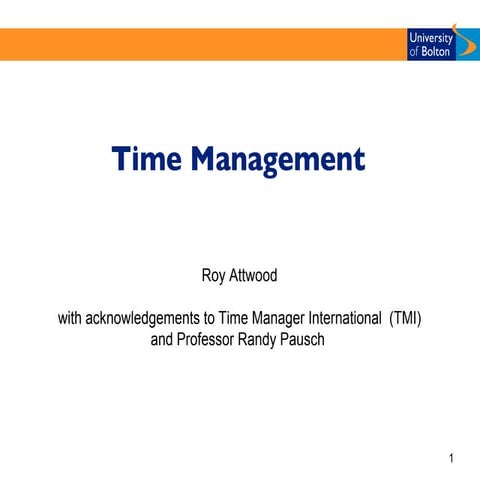 Time management