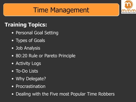 Time Management