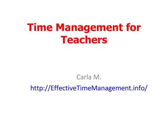 Effective Study Habits and Time Management | PPTX