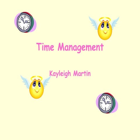 Time Management Slideshow