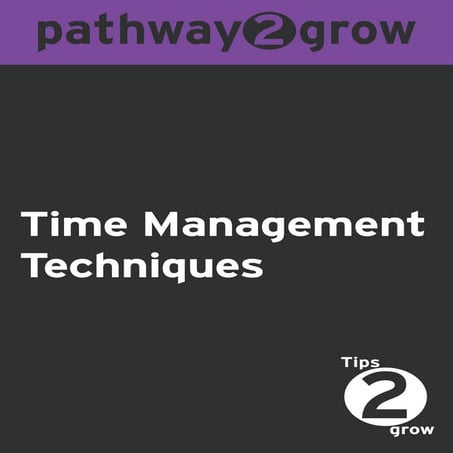 Time management-techniques