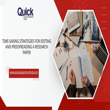 Time-saving Strategies To Edit & Proofread A Research Paper.pptx