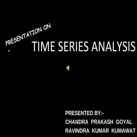 Time Series Analysis Ravi