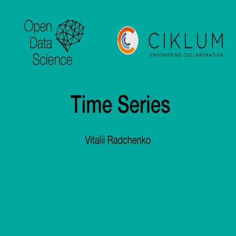 Time Series, Vitalii Radchenko