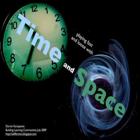 Playing Fast and Loose with Time And Space