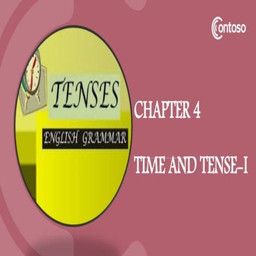 Time and tense 1