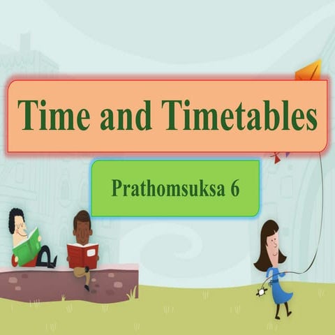 Time and timetables (2)