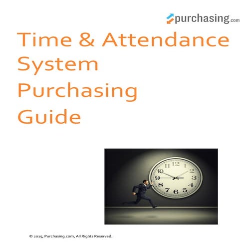Time & Attendance System Purchasing Guide - Purchasing.com