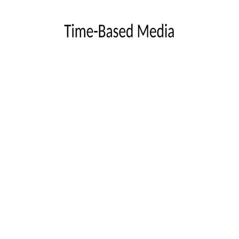 Time based presentation | PPTX