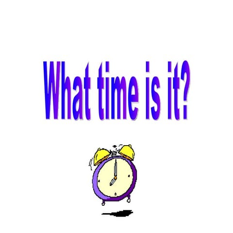 What time is it? | PPT