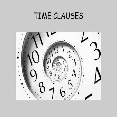 Time clauses