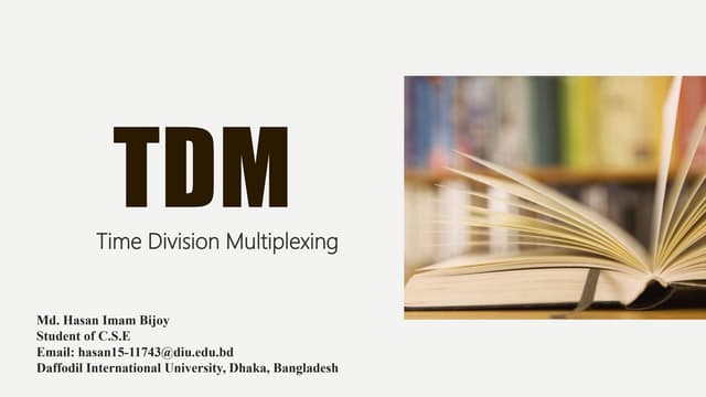 Time Division Multiplexing