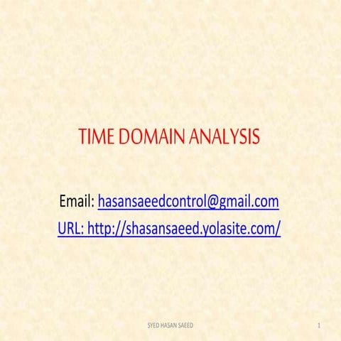 Time domain definition 6