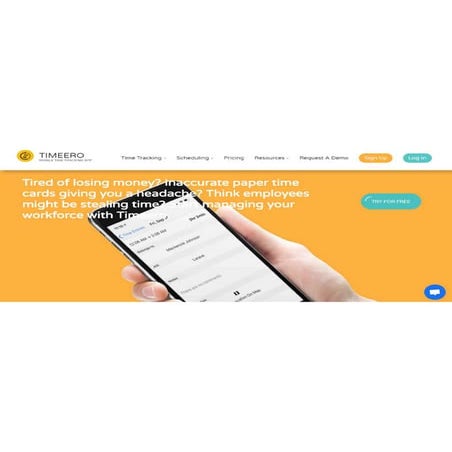 Robust GPS time tracking app | Timeero | PDF