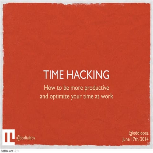 Time Hacks for Work