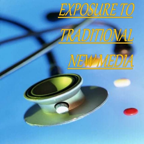 Timeline exposure to traditional and new media