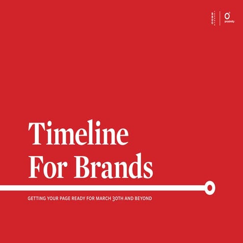 Facebook Timeline for Brands -- Getting Your Page Ready for March 30th and Beyond