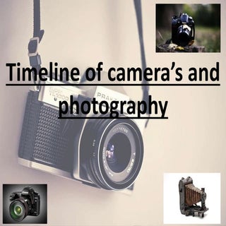 Timeline of camera’s and photography
