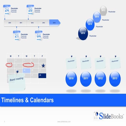 Timelines & calendars in Powerpoint