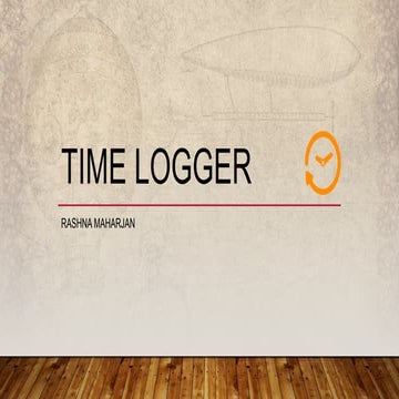 TIME-SHEET AND TASK MANAGEMENT SYSTEM USING ANGULARJS | PPTX