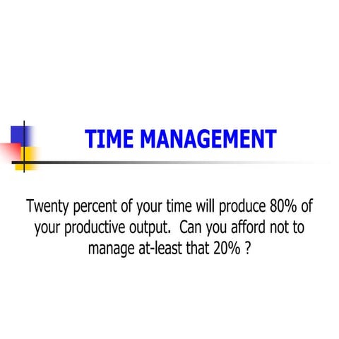 Time management
