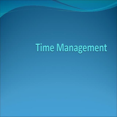 Time management ( SMS )