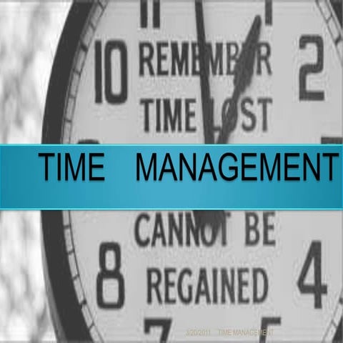 Time management