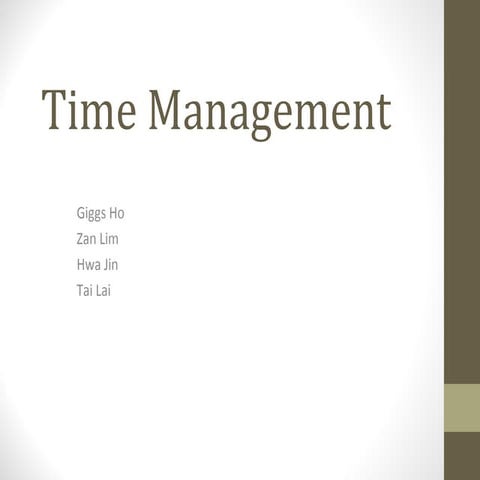Time management