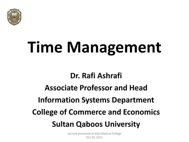 Time management
