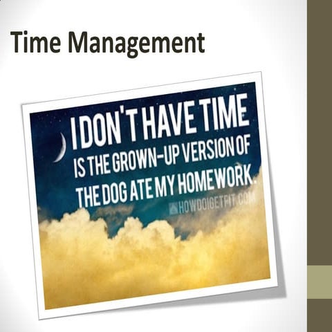 Time management