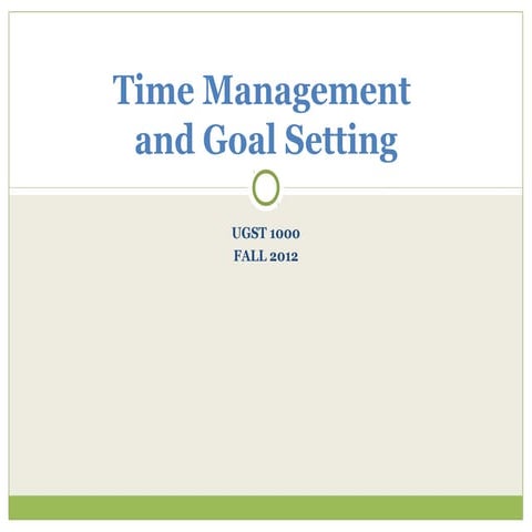 Time Management