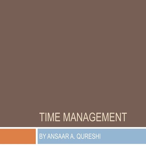 Time Management