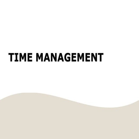 Time management