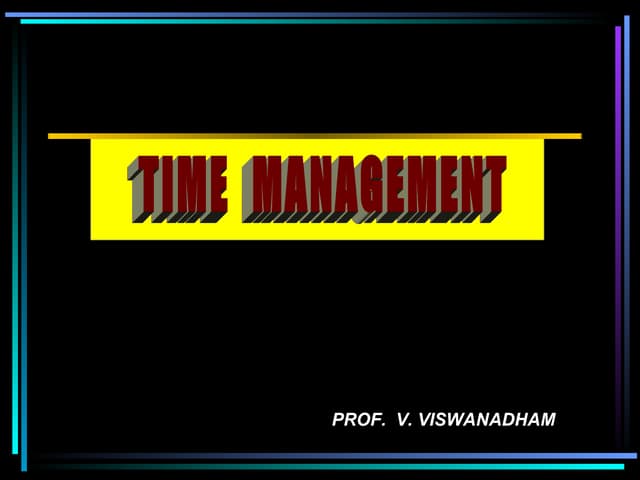 Time Management
